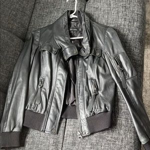 Zara leather jacket